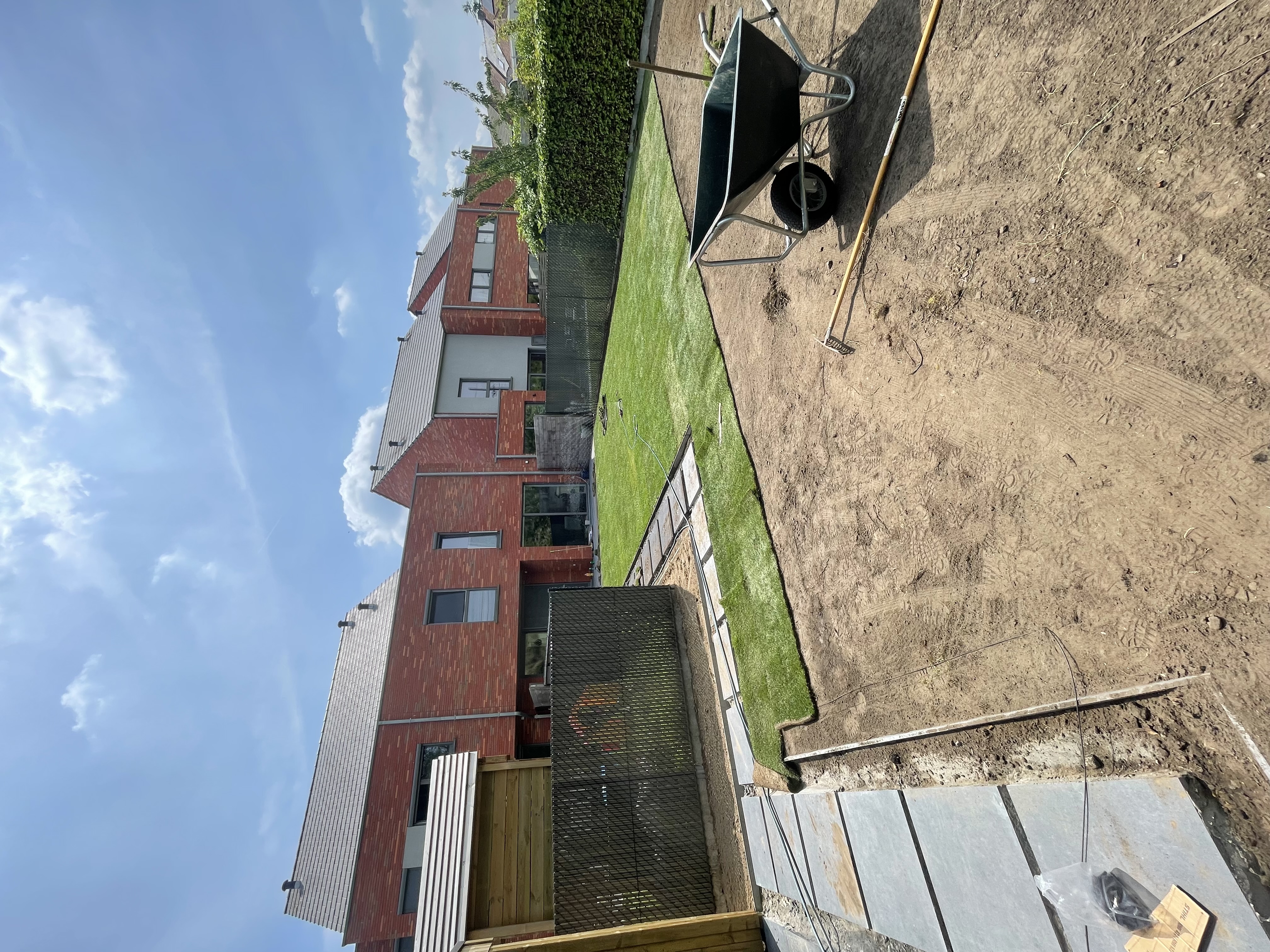 Voor aanleg - Padje & Grasmatten Aanleg