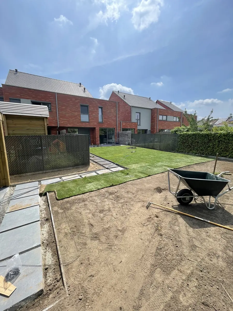 Voor aanleg - Padje & Grasmatten Aanleg