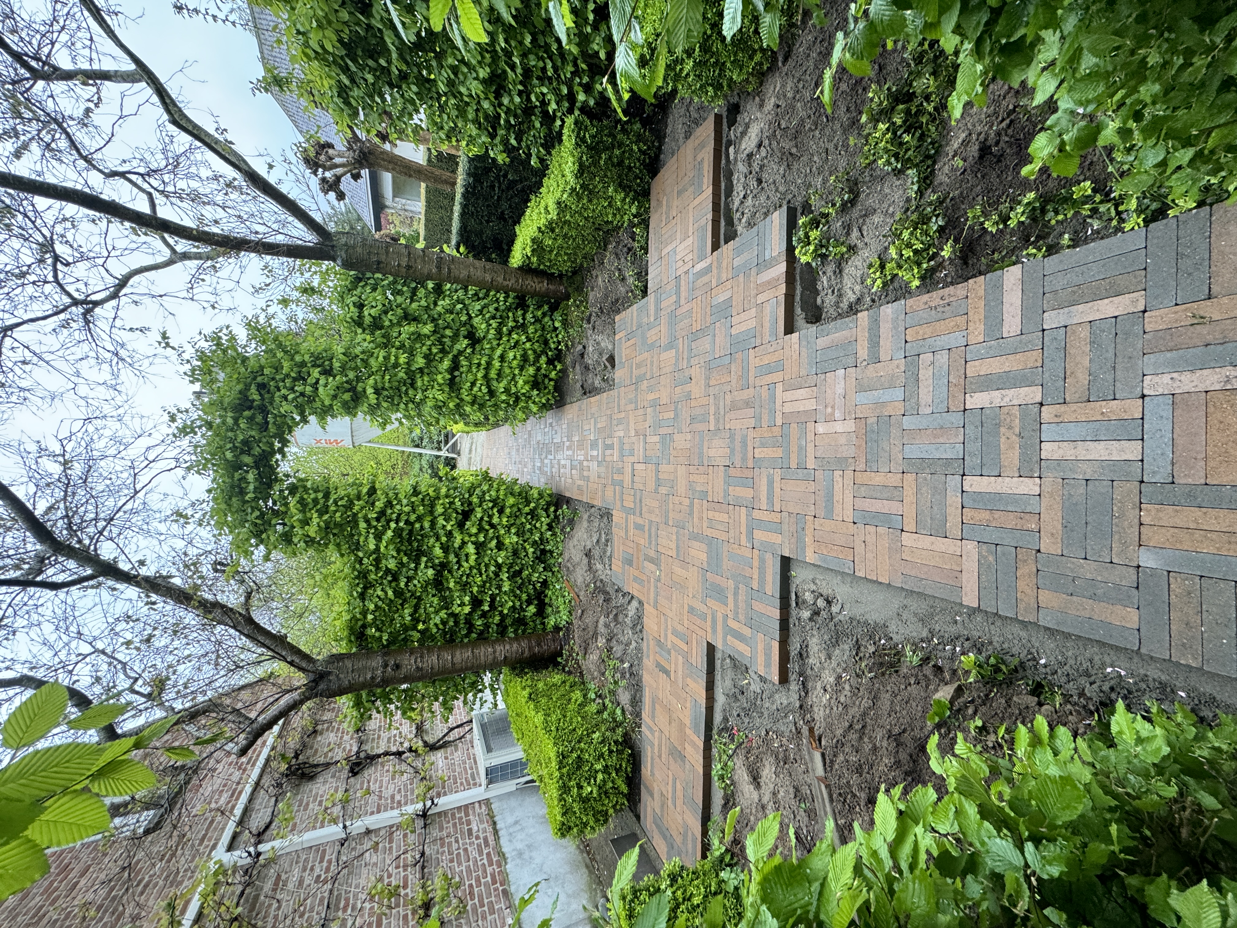 Na aanleg - Klinkerpad & Border Aanleg